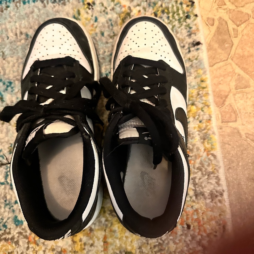 Nike Kids Black and White DunkSneakers